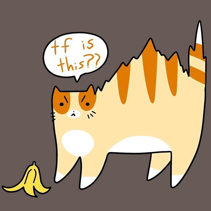 800x800 Banana Clipart Scared