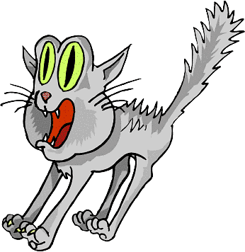 Scared Cat Clipart | Free download on ClipArtMag