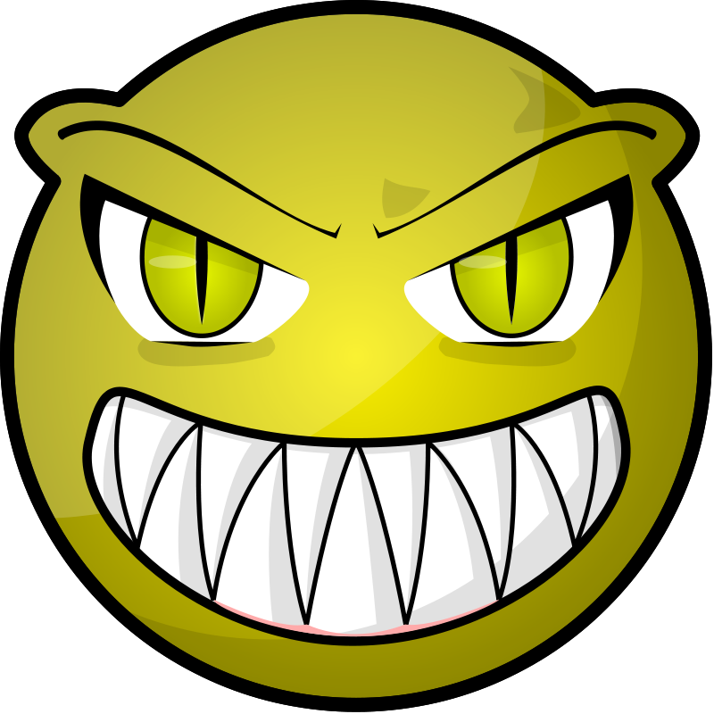 800x800 Face Clipart Scared