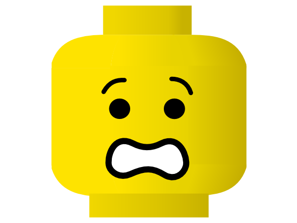 600x450 Lego Smiley Scared Clip Art