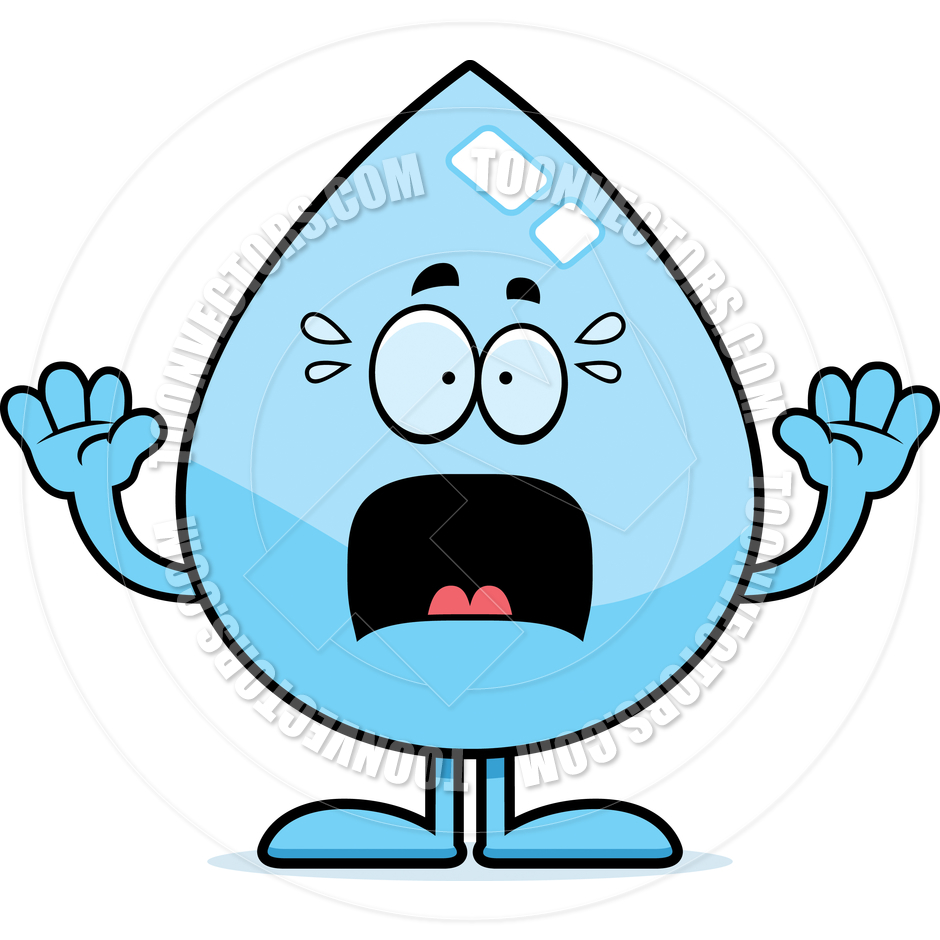 940x940 Water Drop Clipart Scared