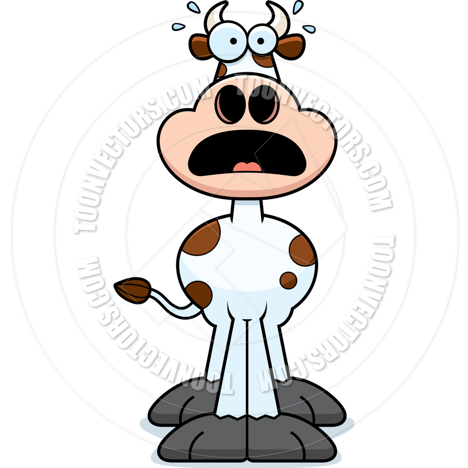 940x940 Cow Clipart Scared