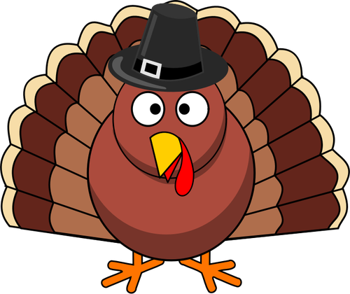 500x420 110 Microsoft Clipart Thanksgiving Turkey Public Domain Vectors