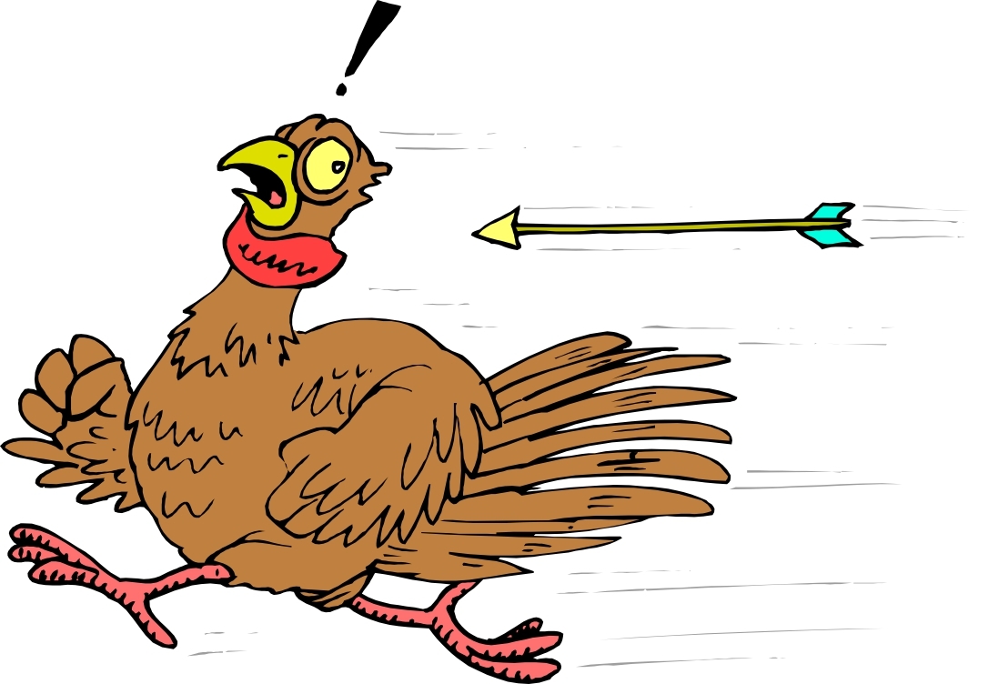 1086x752 Scared Turkey Clipart