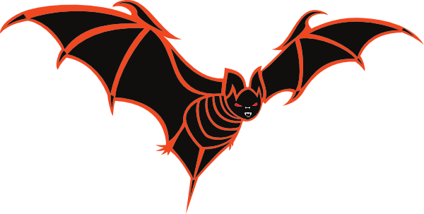 600x303 Spooky Clipart Bat