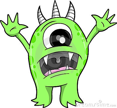 400x370 Monster Clipart Spooky