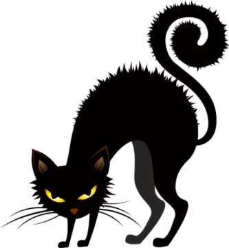 333x361 Cute Scary Black Cat Clipart Halloween Cat Clipart