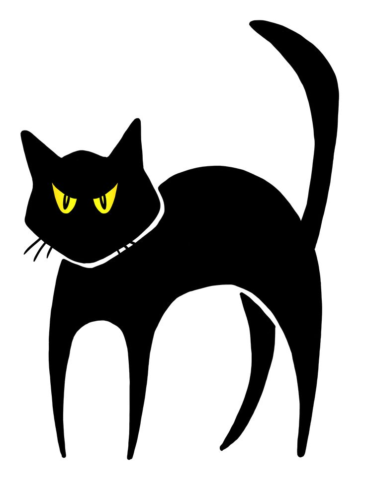 736x981 Halloween Black Cats Clipart