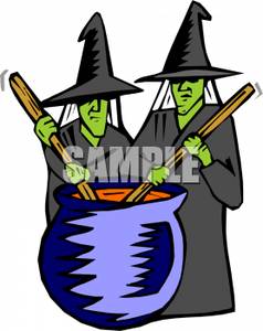 238x300 Scary Witches Cauldron Clipart