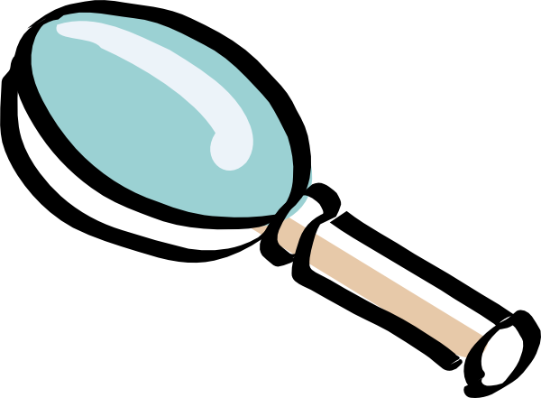600x441 Magnifying Glass Science Clipart