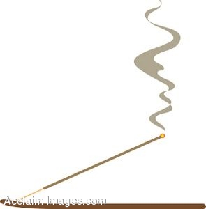 295x300 Clip Art Picture Burning, Stick Of Incense