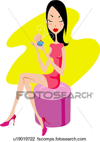 333x470 Clipart Of Scent, Object, Figure, Human, Beauty Treatment