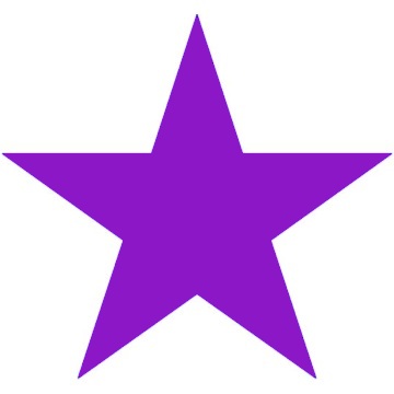 360x360 Purple Star Clip Art Cliparts