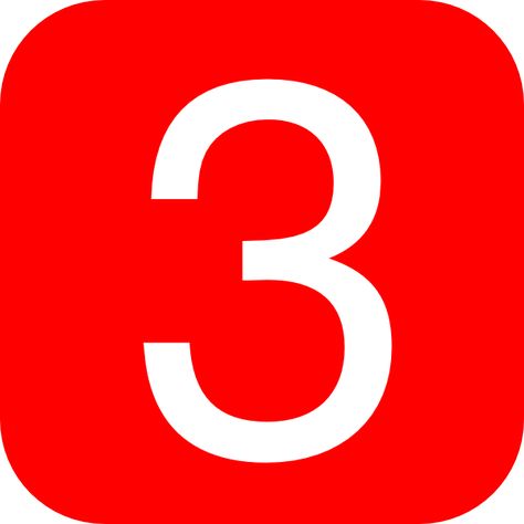 474x474 4 Red, Rounded,with Number 4 Clip Art