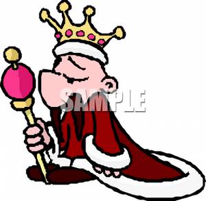 300x293 King Wearing A Crown And Holding A Scepter