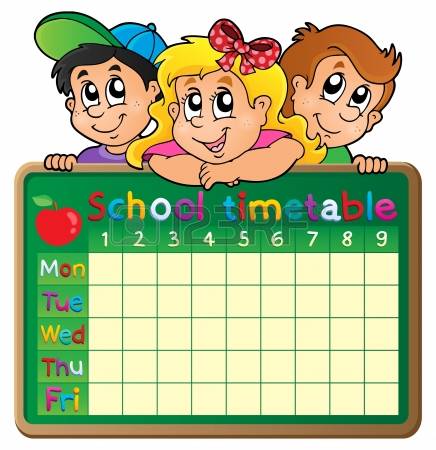 436x450 Free School Schedule Clipart Pictures