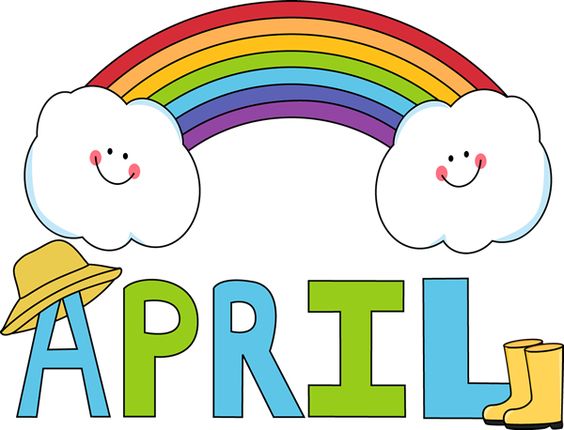564x430 April Calendar Clip Art