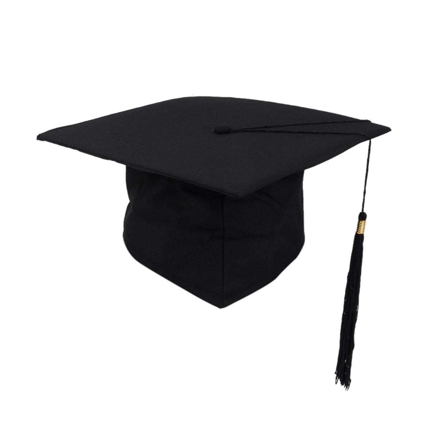 1500x1500 Imported Black Mortar Board Adults Graduation Hat Cap Dress