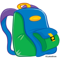 210x210 Backpack Clip Art