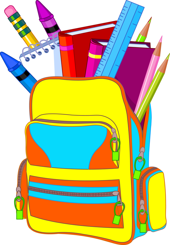 557x800 Bag Clipart School Supply