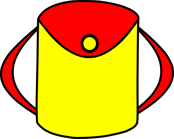 600x481 School Bag Clip Art