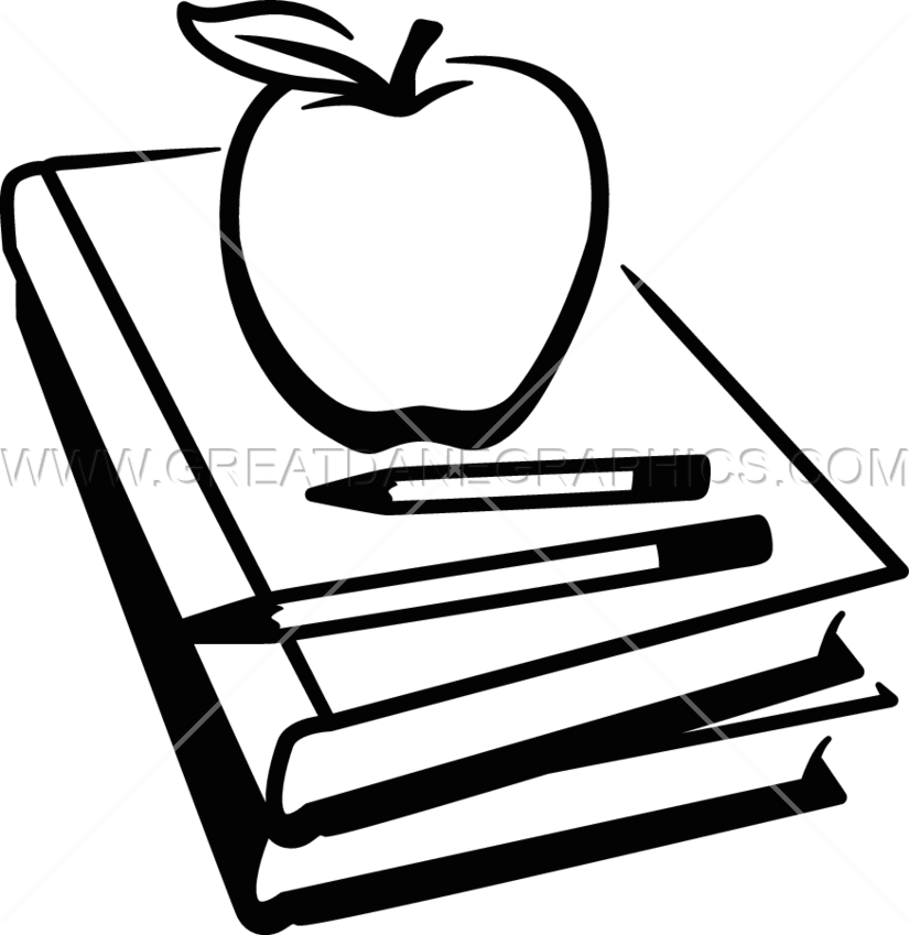 School Books Clipart Black And White Free download on ClipArtMag