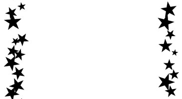 365x200 Free Black Star Clipart Image