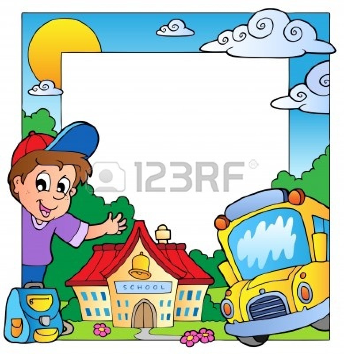 1167x1200 School Clip Art Borders Clipart Collection