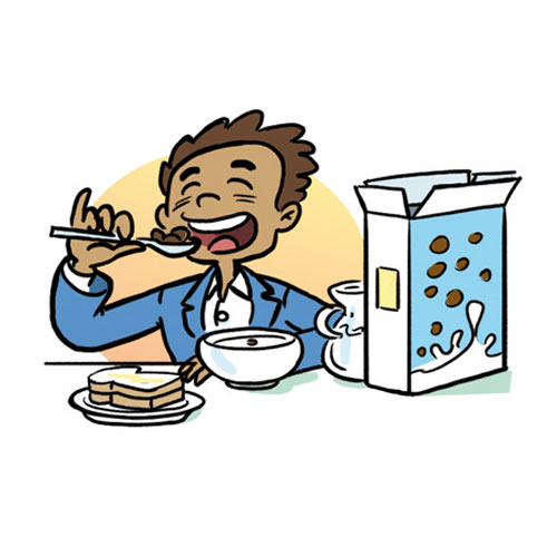500x500 Free School Breakfast Clipart Image