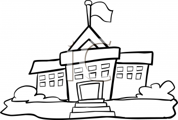 350x236 School Building Clipart Free Black And White Clipart Panda