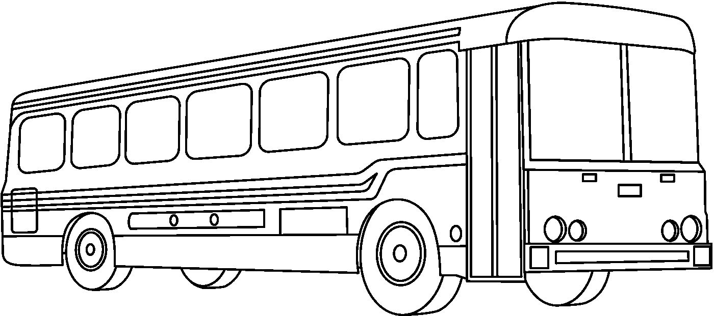 1400x621 Free School Bus Clipart Black And White Image