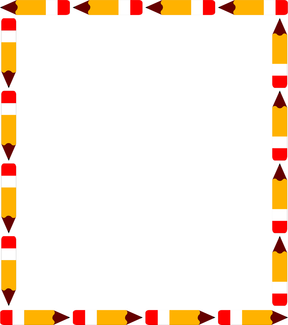 958x1081 School Border Cliparts