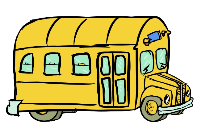 667x418 School Bus Border Clip Art Free Clipart Images