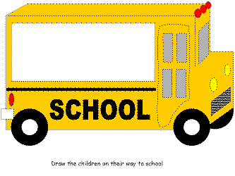 333x250 Bus Clipart Template