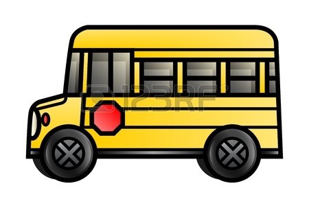 450x287 Illustration Of A Long Cartoon School Bus Royalty Free Cliparts