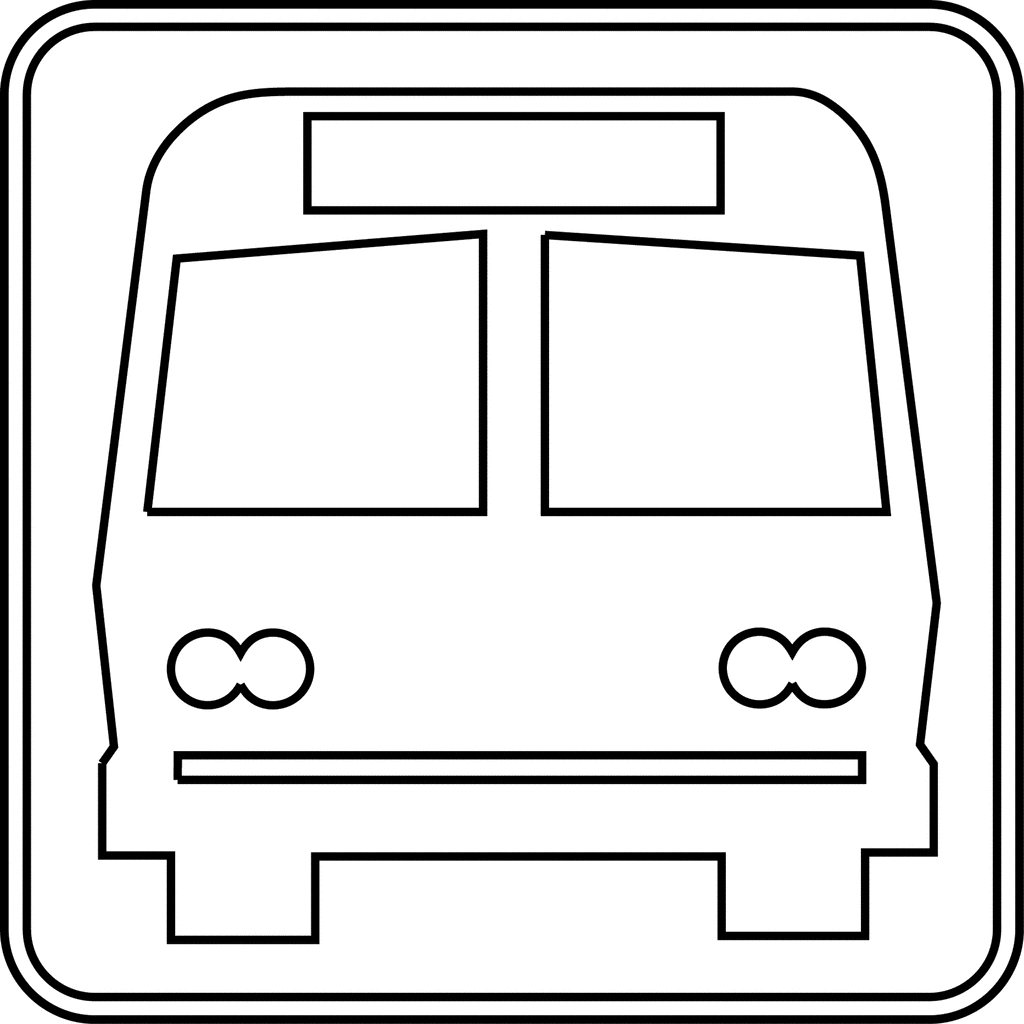 1024x1024 School Bus Black And White School Bus Clip Art Black And White