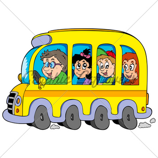 325x325 Coloring Book With School Bus Gl Stock Images
