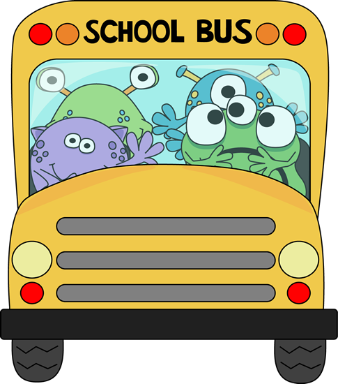485x550 Free School Bus Clipart Image