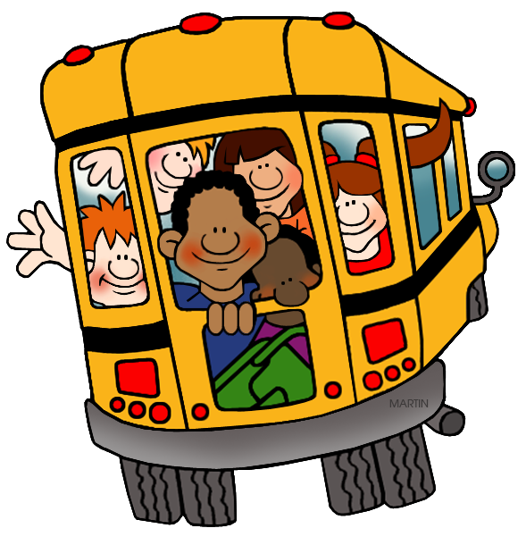 589x610 Free School Bus Clipart Image