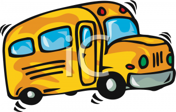 350x222 Royalty Free School Bus Clipart