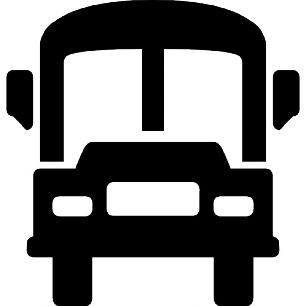 626x626 School Bus Front Icons Free Download