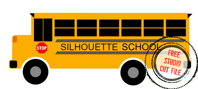659x296 School Bus Free Silhouette Studio Cut File