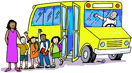 432x238 Walking School Bus Clipart
