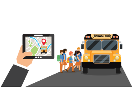 459x300 School Bus Tracking Service Provider In India