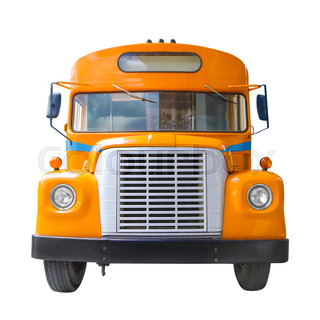 320x320 Blurry Abstract View Of School Bus Driving On Road Stock Photo