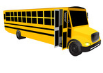 150x106 Long Cartoon Style School Bus