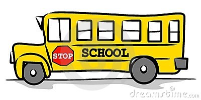 400x200 School Bus Side View Clipart