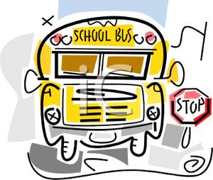 300x254 School Bus Clip Art