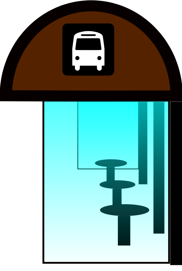 607x900 Bus Clipart Bus Stop