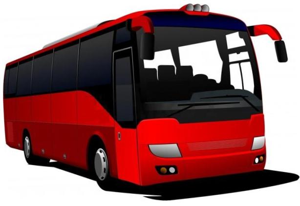 614x422 Tour Bus Clip Art